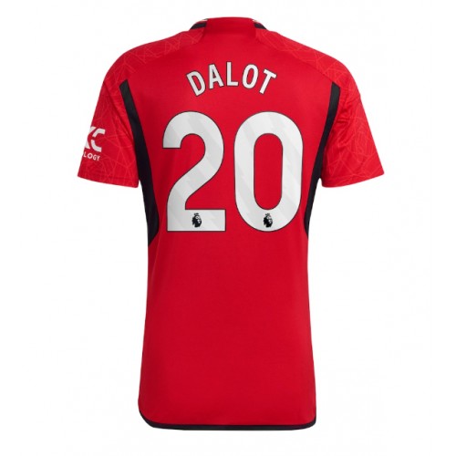 Manchester United Diogo Dalot #20 Domaci Dres 2023-24 Kratak Rukav